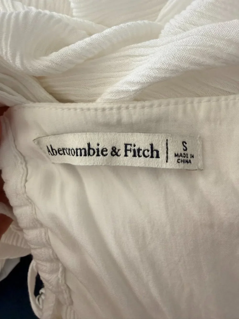 Abercrombie & Fitch White Button Front Cutout Maxi Dress Small